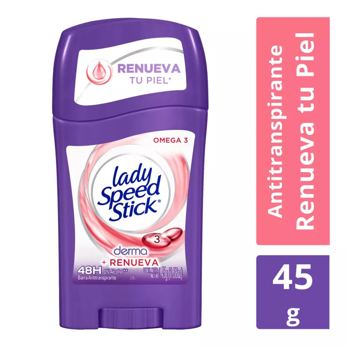 LADY SPEED STICK - Lady Speed Stick Antitranspirante Gel Omega 3 45 g