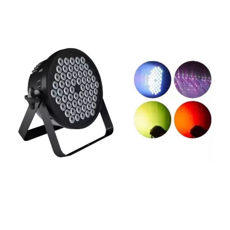 GENERICO Disco Rítmico Multicolor Luz Led Para Disco Carrete 60 luces