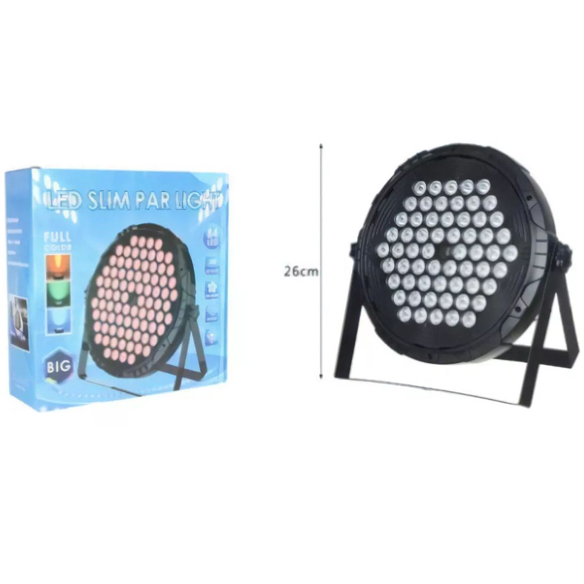 GENERICO - Disco Rítmico Multicolor Luz Led Para Disco Carrete 60 luces