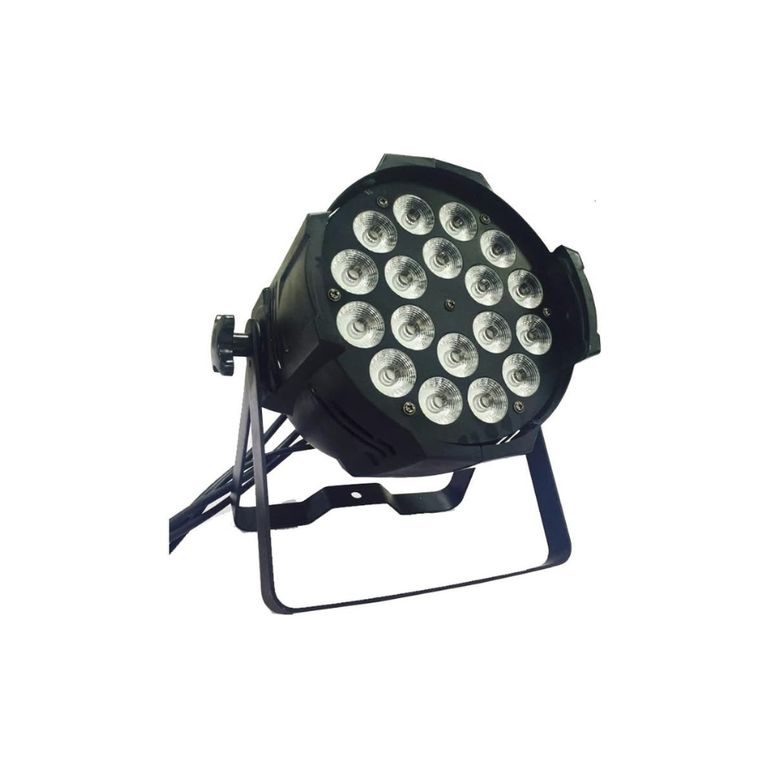 GENERICO Disco Rítmico Multicolor Luz Led Para Disco Carrete 18 luces RGB