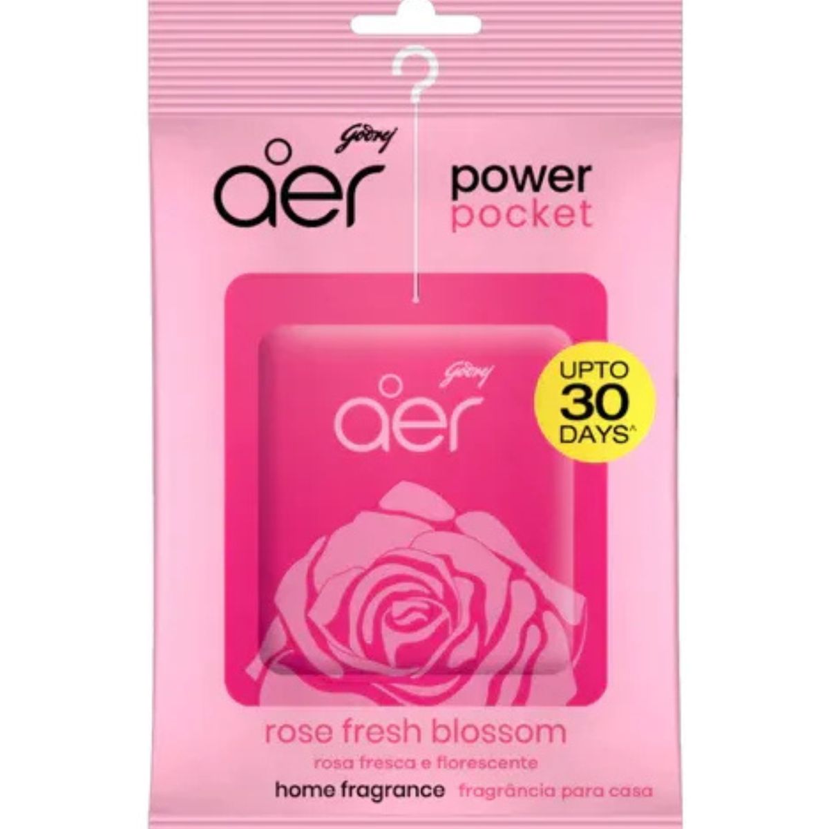 GENERICO - Aer Power Pocket Aromatizante Para Colgar - Encanto de Rosas - Caja X6 Und 60gr