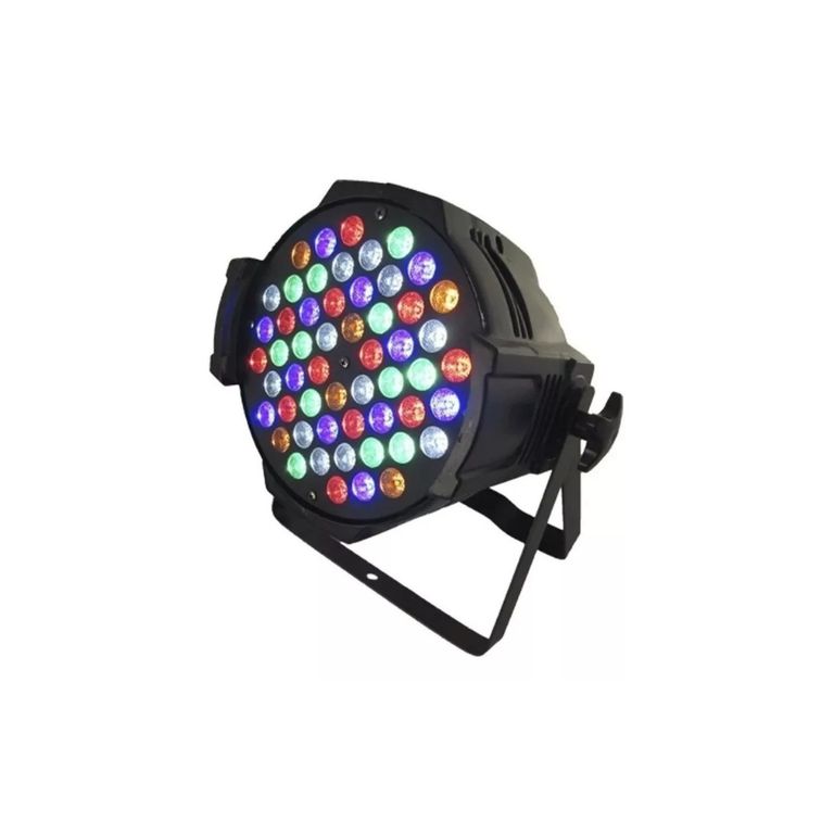 GENERICO Disco Rítmico Multicolor Luz Led Para Disco Carrete 54 luces RGB