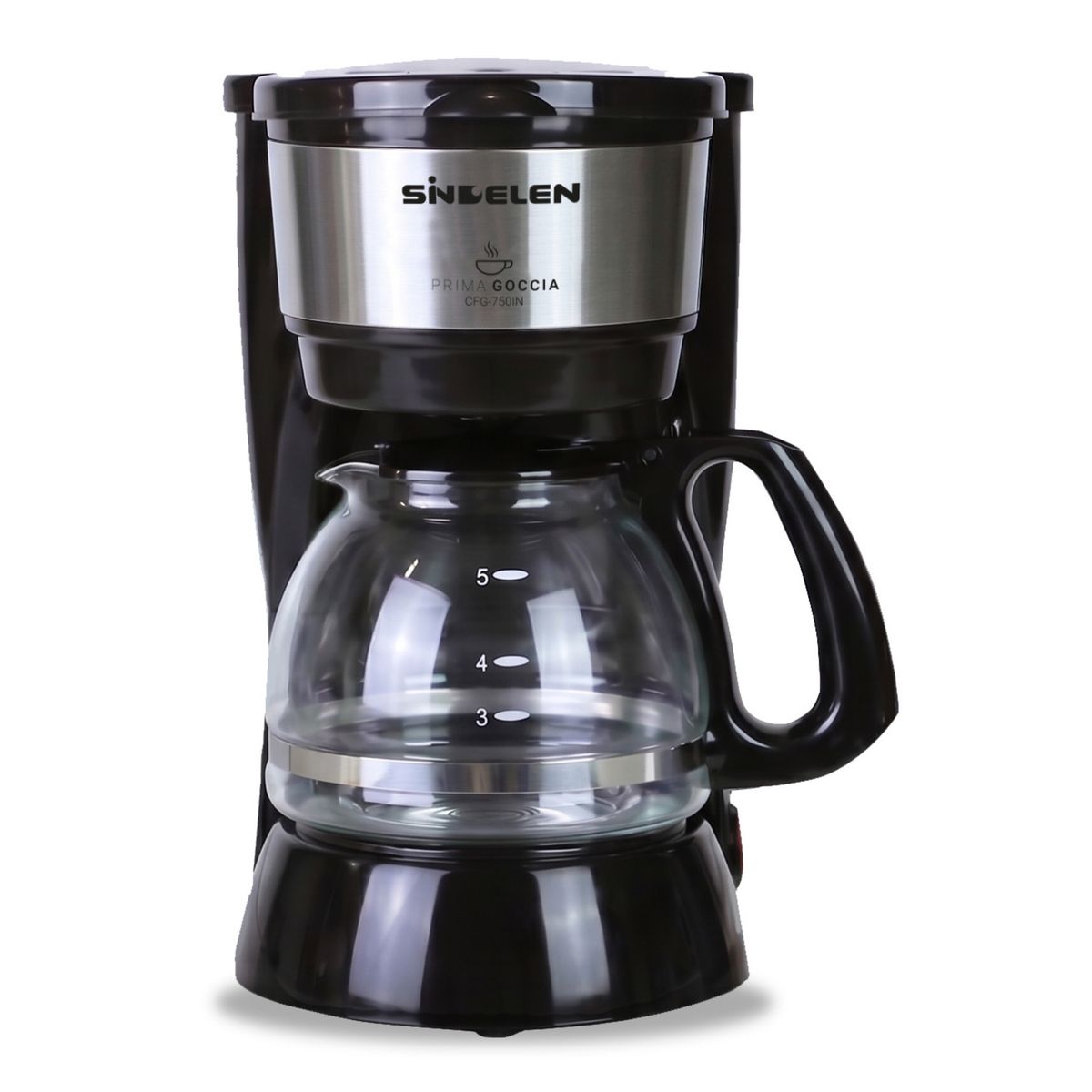SINDELEN - Cafetera por Goteo Sindelen 6 Tazas  CFG-750IN