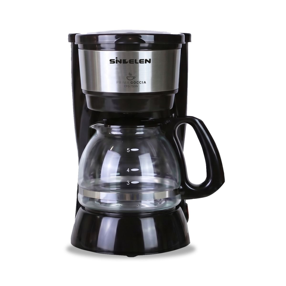 SINDELEN - Cafetera por Goteo Sindelen 6 Tazas  CFG-750IN
