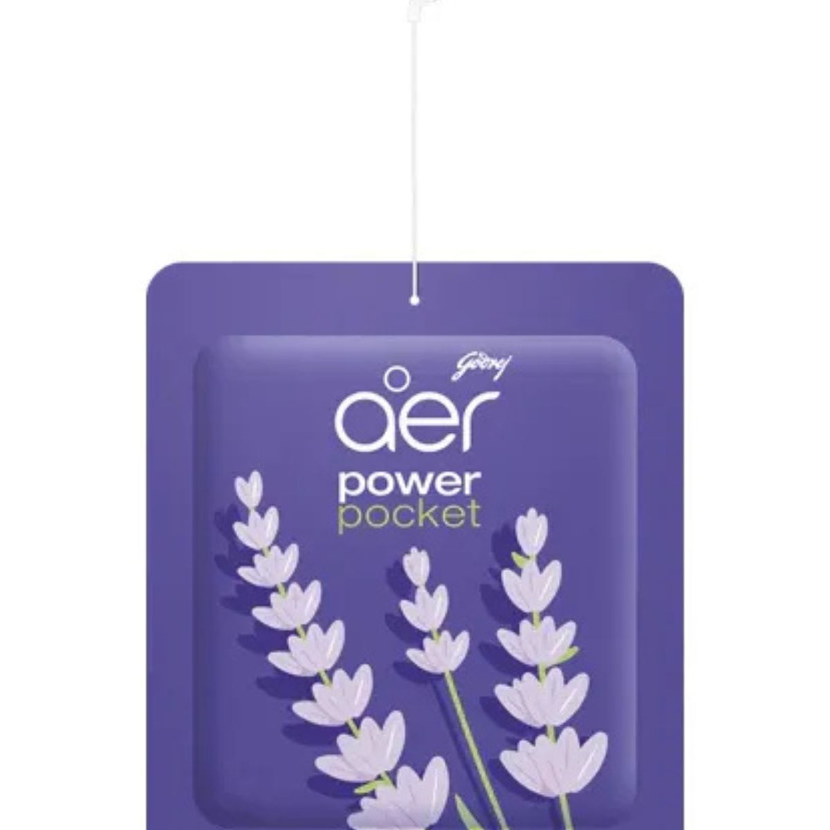 GENERICO - Aer Power Pocket Aromatizante Para Colgar - Placer de Lavanda - Caja X6 Und 60gr
