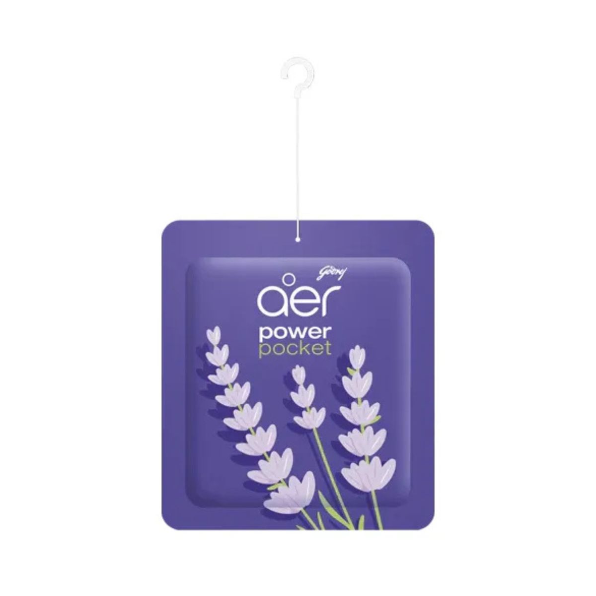GENERICO - Aer Power Pocket Aromatizante Para Colgar - Placer de Lavanda - Caja X6 Und 60gr