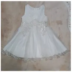 ALMA & DECO - Vestido Bautizo Fiesta Bebé Modelo Marianela Color Blanco
