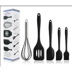 GENERICO - Set De Utensilios Cocina Antiadherentes 5 Piezas