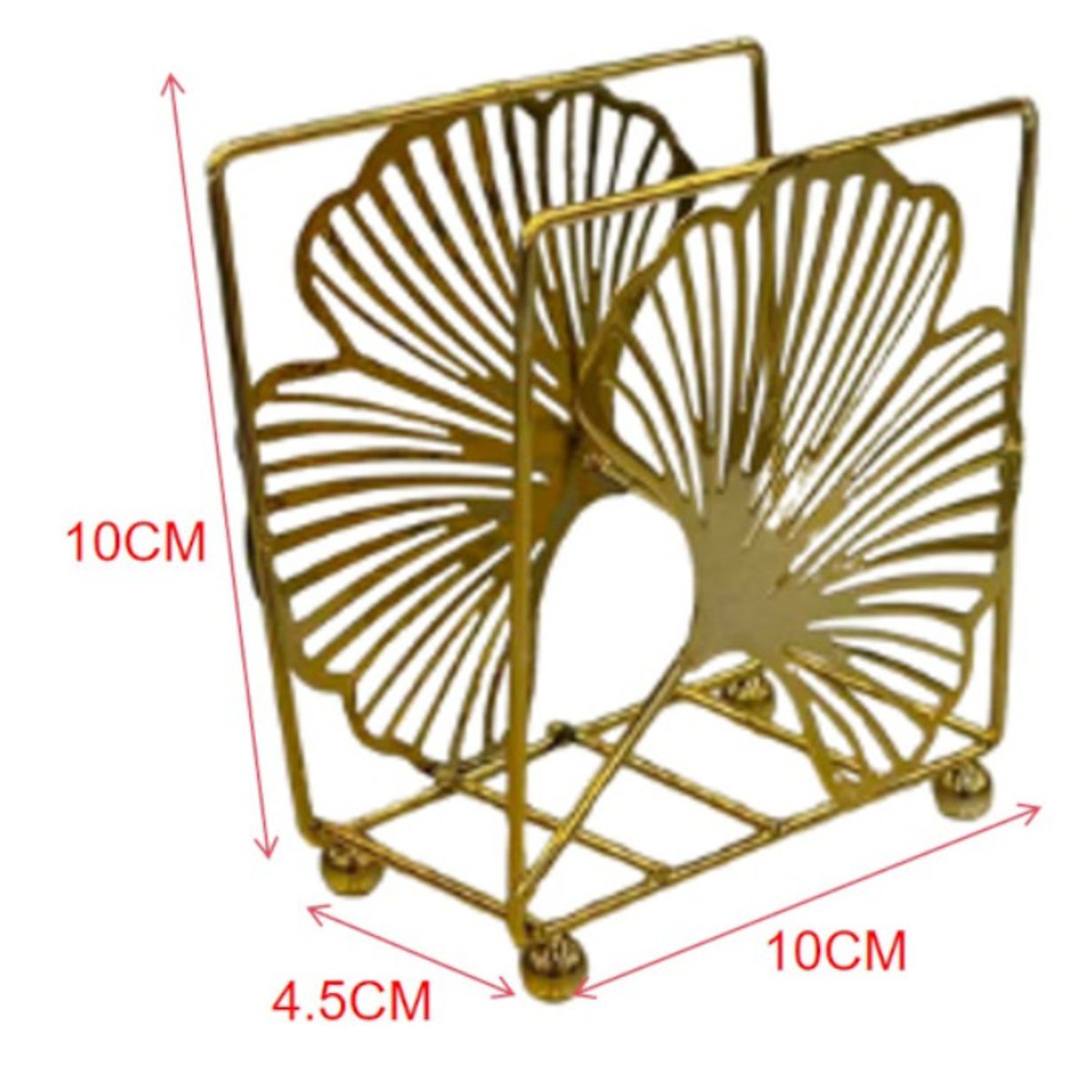 GENERICO - Servilletero Metalico Decorativo Moderno Compacto Resistente