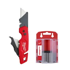 MILWAUKEE - Cuchillo Plegable Fastback + 50 Hojas De Repuesto 48-22-1504