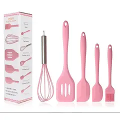 GENERICO - Set De Utensilios Cocina Antiadherentes 5 Piezas