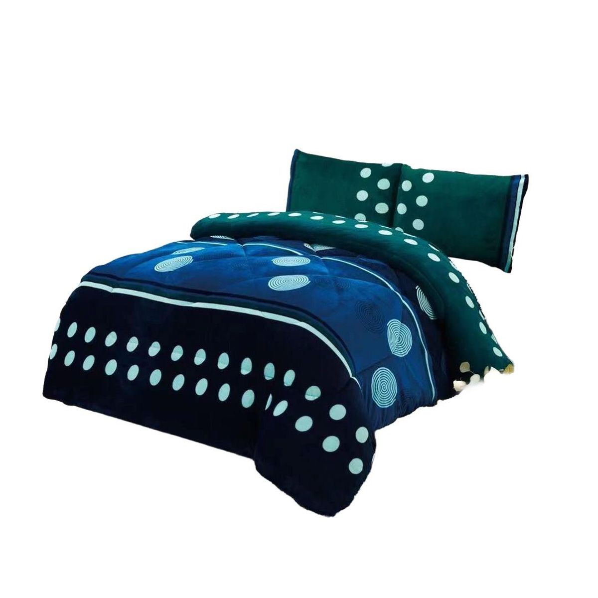 GENERICO - Cobertor Plush De Invierno 2 Plazas  Con Diseño