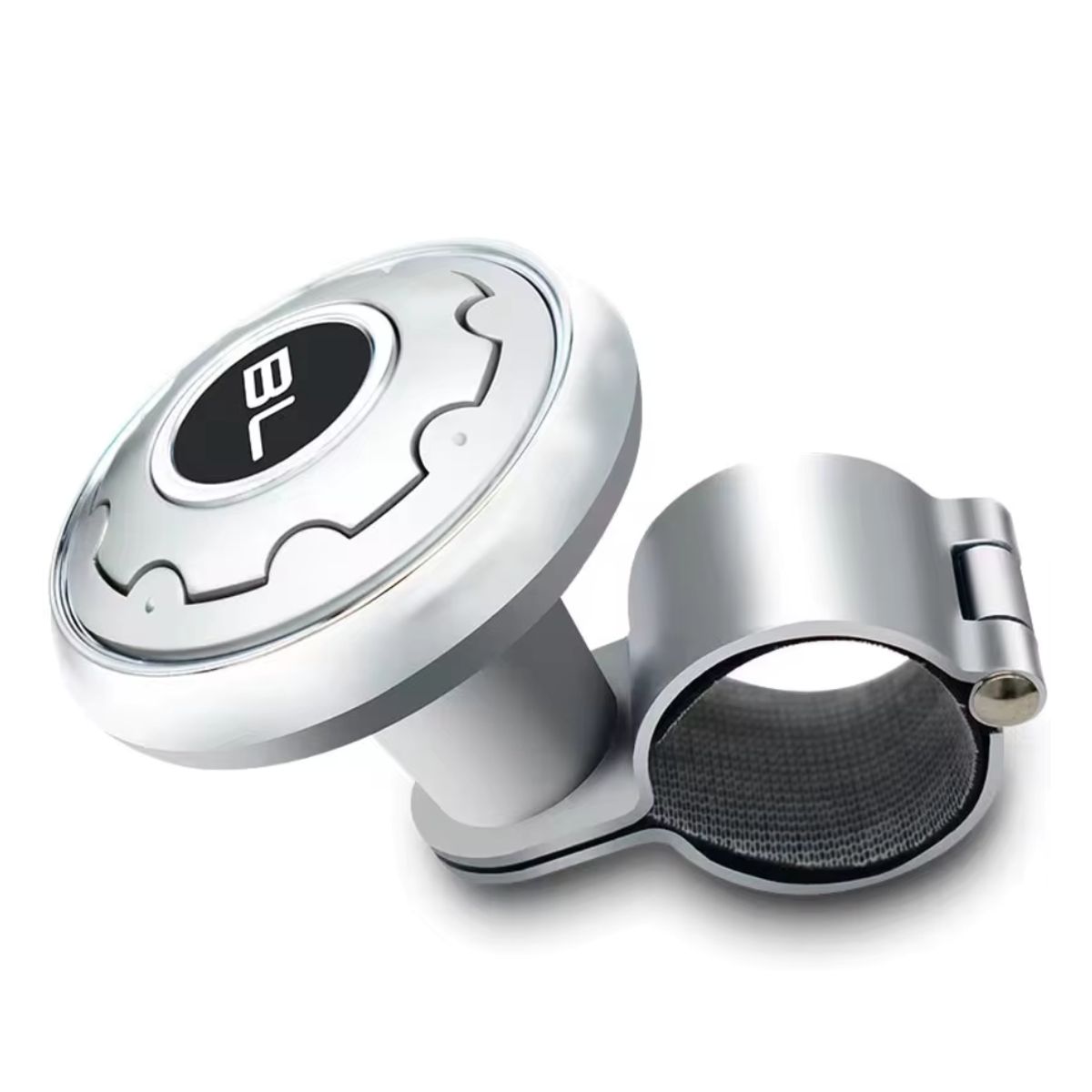GENERICO - Perilla Giratoria Pomo 360 Universal Para Volante Seguridad GRIS