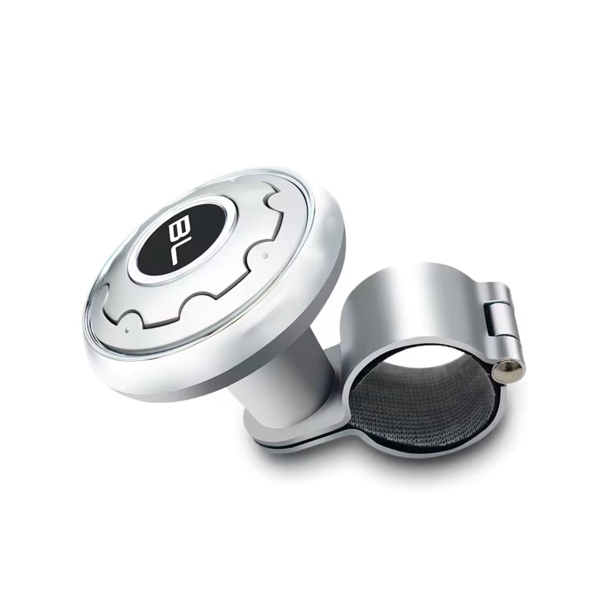 GENERICO - Perilla Giratoria Pomo 360 Universal Para Volante Seguridad GRIS