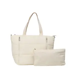 BUFFER FLASK - Bolso Tote Bag Cartera Buffer Mujer + Estuche Organizador