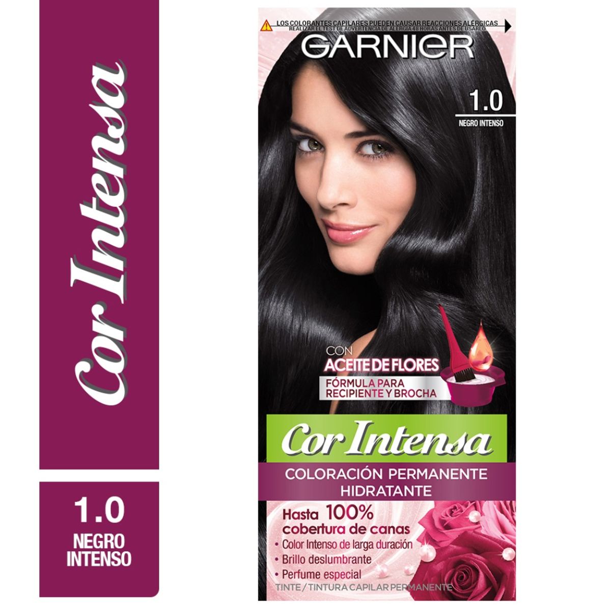 GARNIER - Tintura Cor Intensa Negro Intenso 1.0 45 G - GARNIER