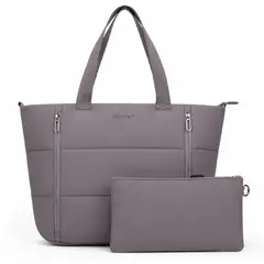 BUFFER FLASK - Bolso Tote Bag Cartera Buffer Mujer + Estuche Organizador