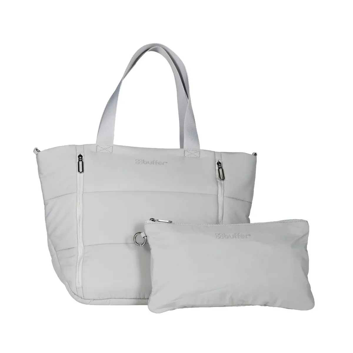 BUFFER FLASK - Bolso Tote Bag Cartera Buffer Mujer + Estuche Organizador