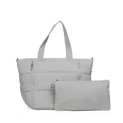 BUFFER FLASK - Bolso Tote Bag Cartera Buffer Mujer + Estuche Organizador