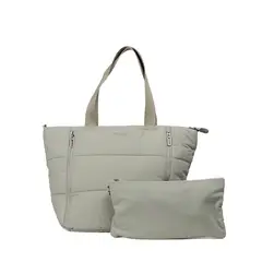 BUFFER FLASK - Bolso Tote Bag Cartera Buffer Mujer + Estuche Organizador