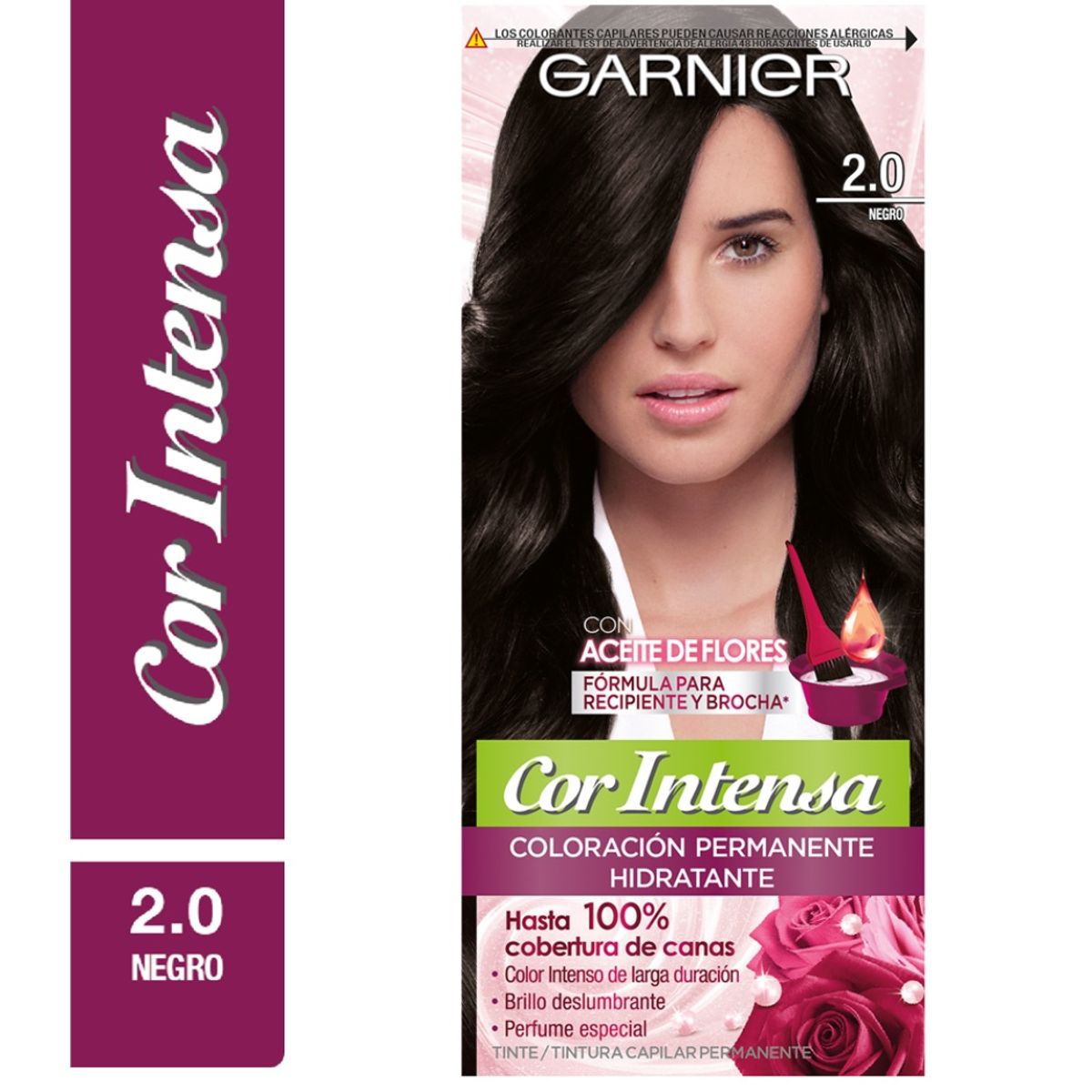 GARNIER - Tintura Cor Intensa 2.0 Negro - GARNIER