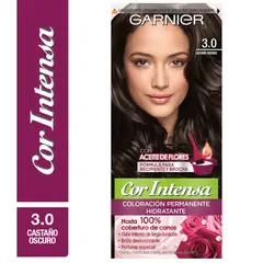 GARNIER - Tintura Cor Intensa 3.0 Castaño Oscuro -