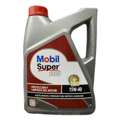 MOBIL - Lubricante Motor 15w40 Super 1000 4 Lts.