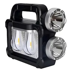 GENERICO - Linterna Led Recargable Solar Usb Cazador Potente 7718