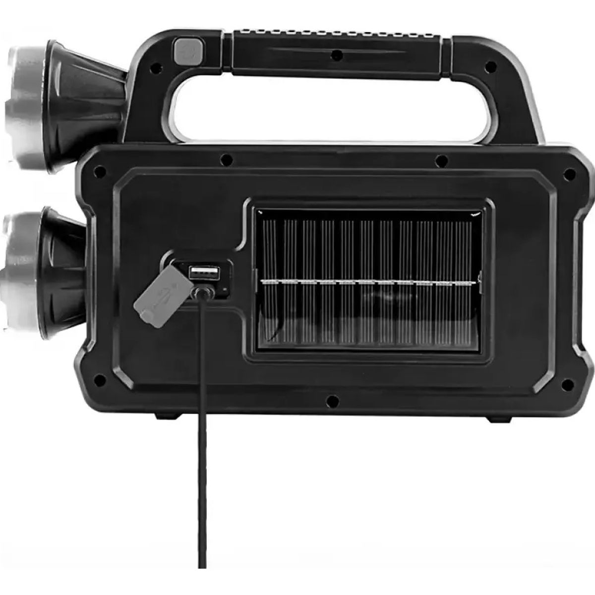 GENERICO - Linterna Led Recargable Solar Usb Cazador Potente 7718