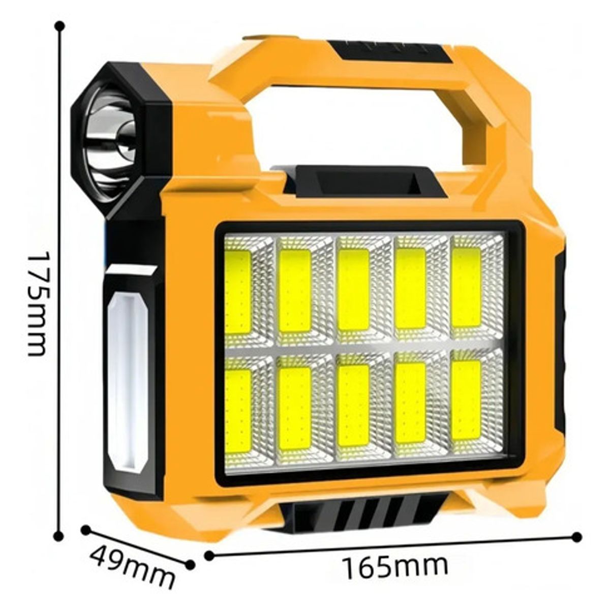 GENERICO - Linterna Led Recargable Solar Usb Cazador Potente