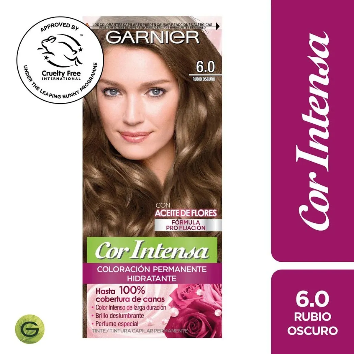 GARNIER - Tintura Cor Intensa Rubio Oscuro 6.0 45 G - GARNIER