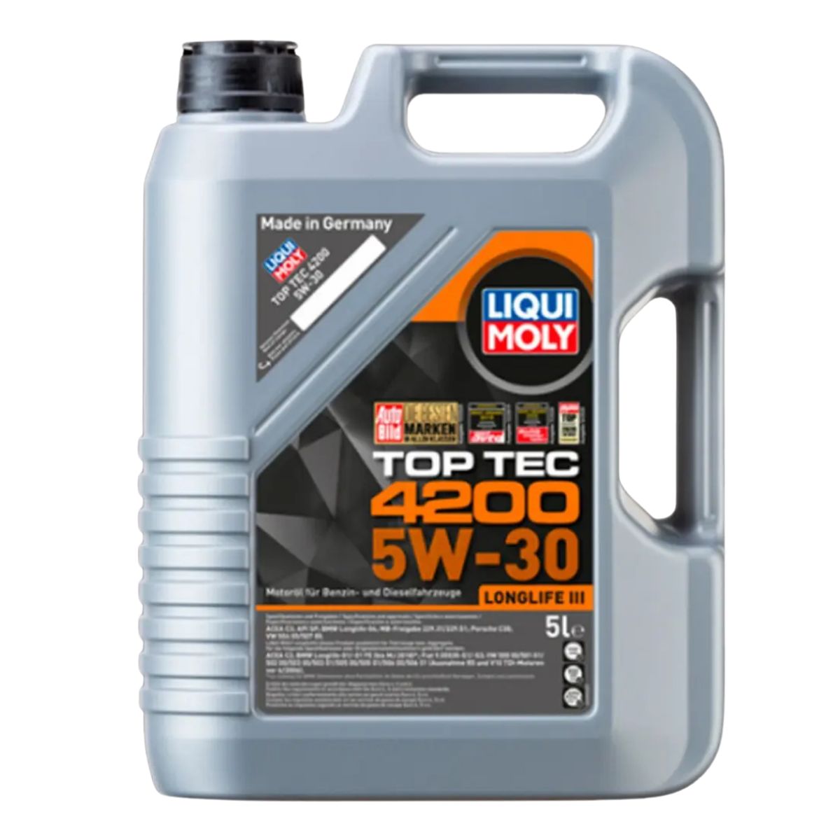 LIQUI MOLY - Aceite 5w30 Liqui Moly Top Tec 4200 Longlife Synthetic 5lt