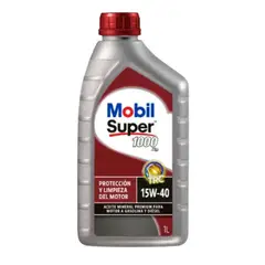 MOBIL - Lubricante Motor 15w40 Super 1000 1 Lt.