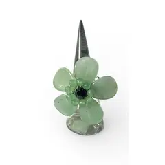 TAETHAI - Anillo metálico con Piedras naturales