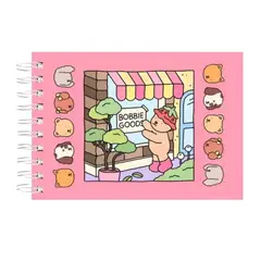 GENERICO - Libro Para Colorear Bobbie Goods, Pintura Tapa Rosa