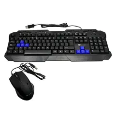 GREEN E - Kit Gamer Green-e Teclado Multimedia + Mouse Pro Conexión USB