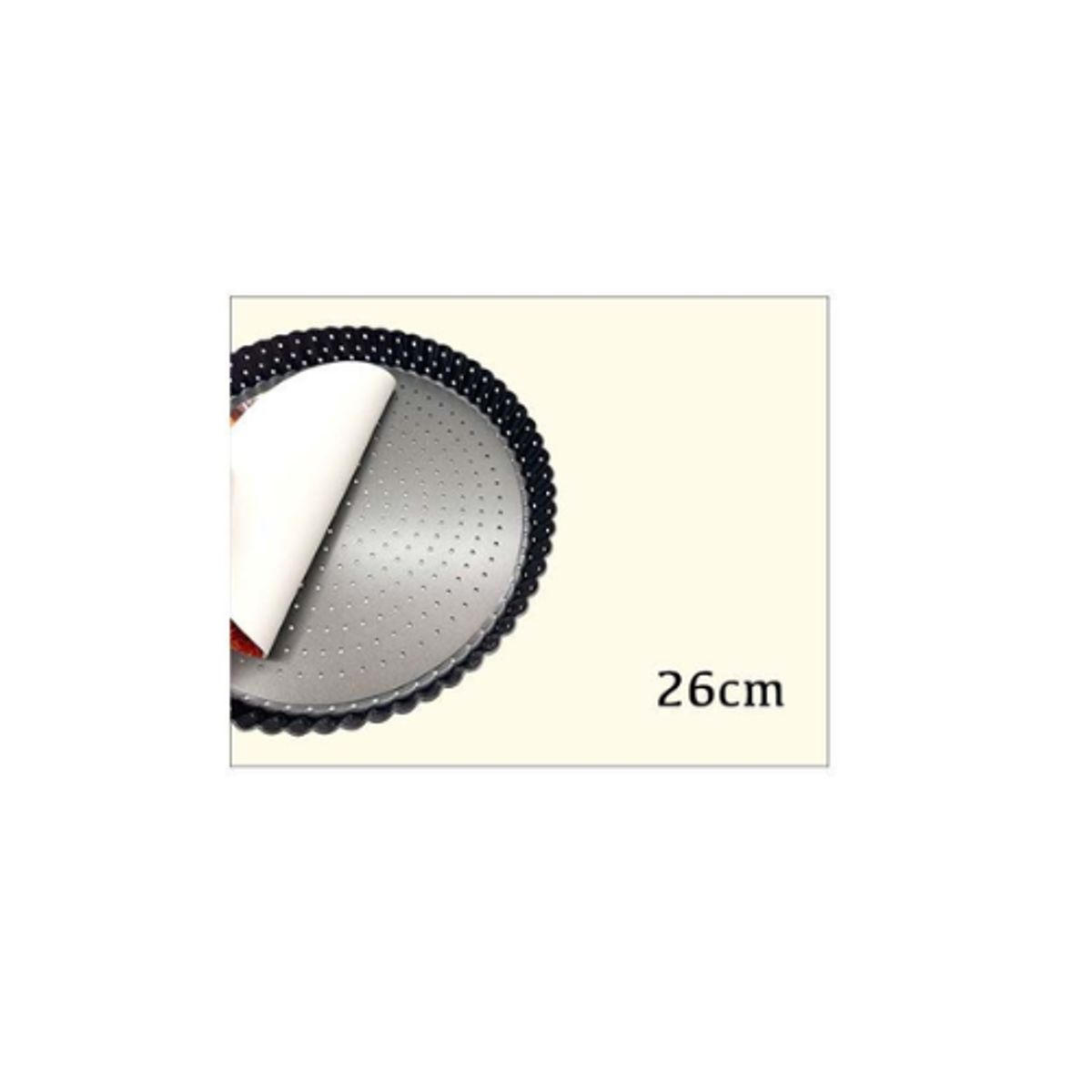 GENERICO - Molde Tartaleta Desmontable Hueco 26cm