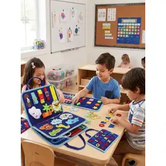 GENERICO - Libro didactico con Tablero De Actividades Sensorial