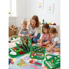 GENERICO - Libro didactico con Tablero De Actividades Sensorial