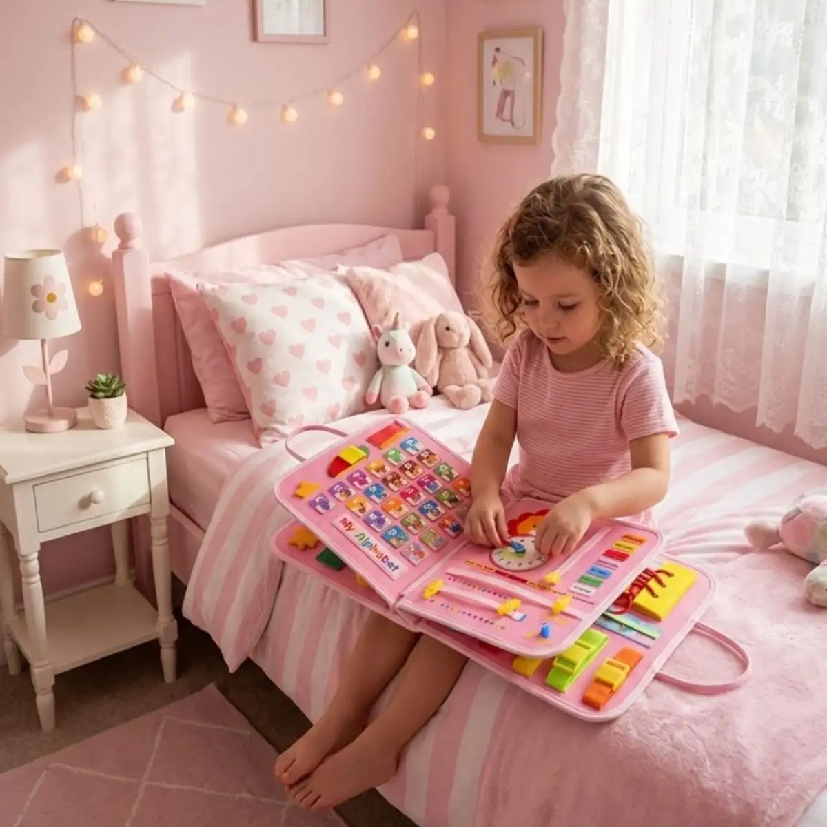 GENERICO - Libro didactico con Tablero De Actividades Sensorial