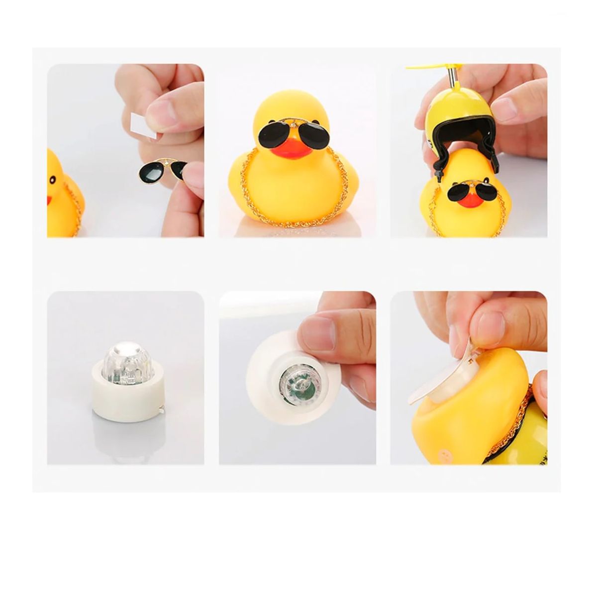 TRIP - PATITO DE HULE FACHERO PARA TU BICI O CASCO PICKACHU