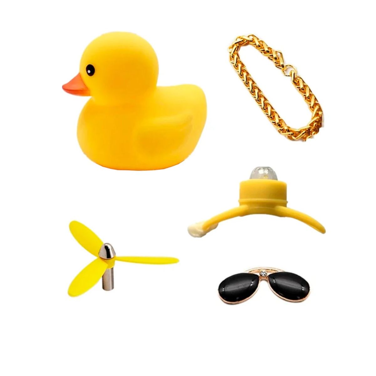 TRIP - PATITO DE HULE FACHERO PARA TU BICI O CASCO BULLET BILL