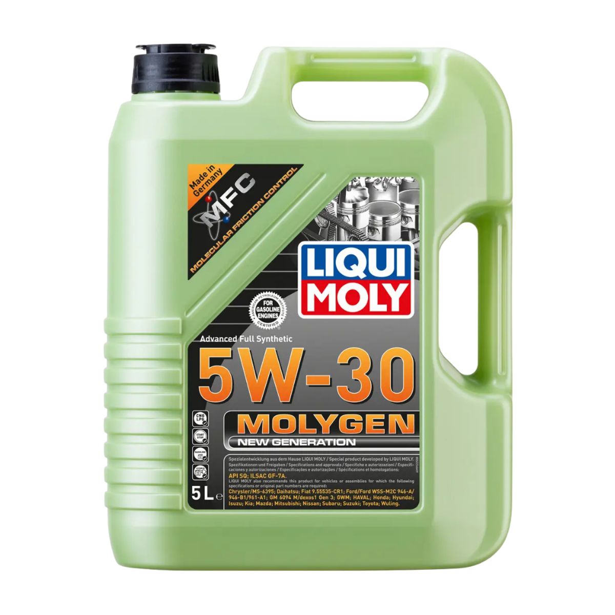 LIQUI MOLY - Aceite 5w30 Liqui Moly Sintetico Molygen New Generation 5lt