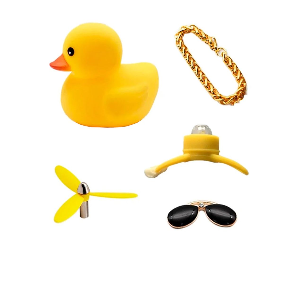 TRIP - PATITO DE HULE FACHERO PARA TU BICI O CASCO IRON MAN