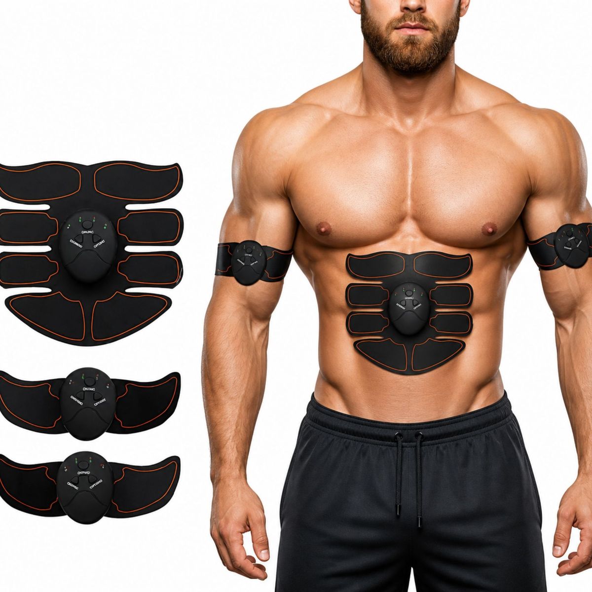 MOVI - Electroestimulador Muscular 3 en 1, Tonifica, reduce y marca