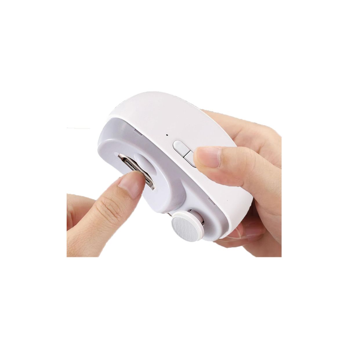 GENERICO - Cortaúñas eléctrico 2 en 1 lima manicura multifuncional