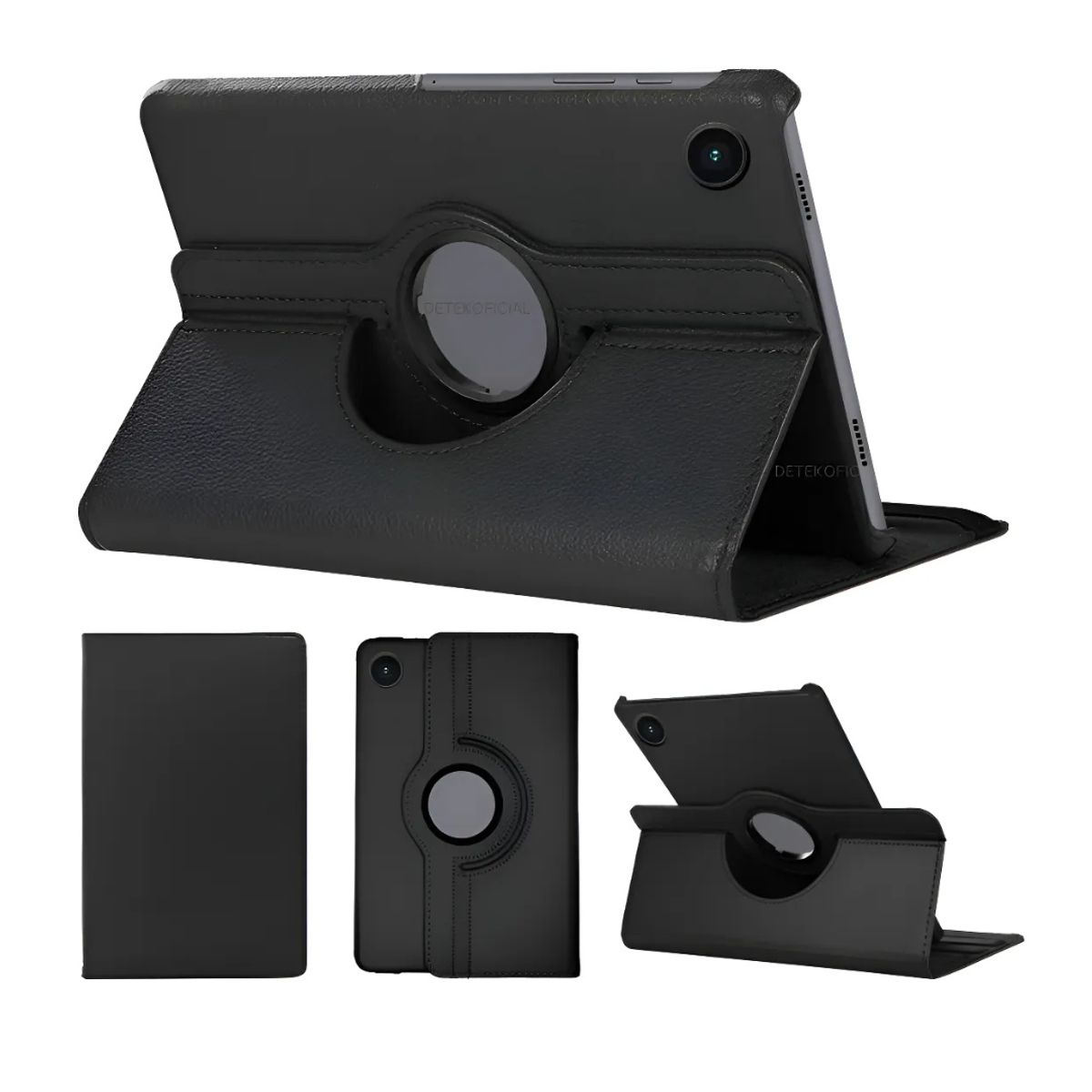 GENERICO - Funda Carcasa 360 Giratoria Para Samsung Galaxy A9 Plus - Negro