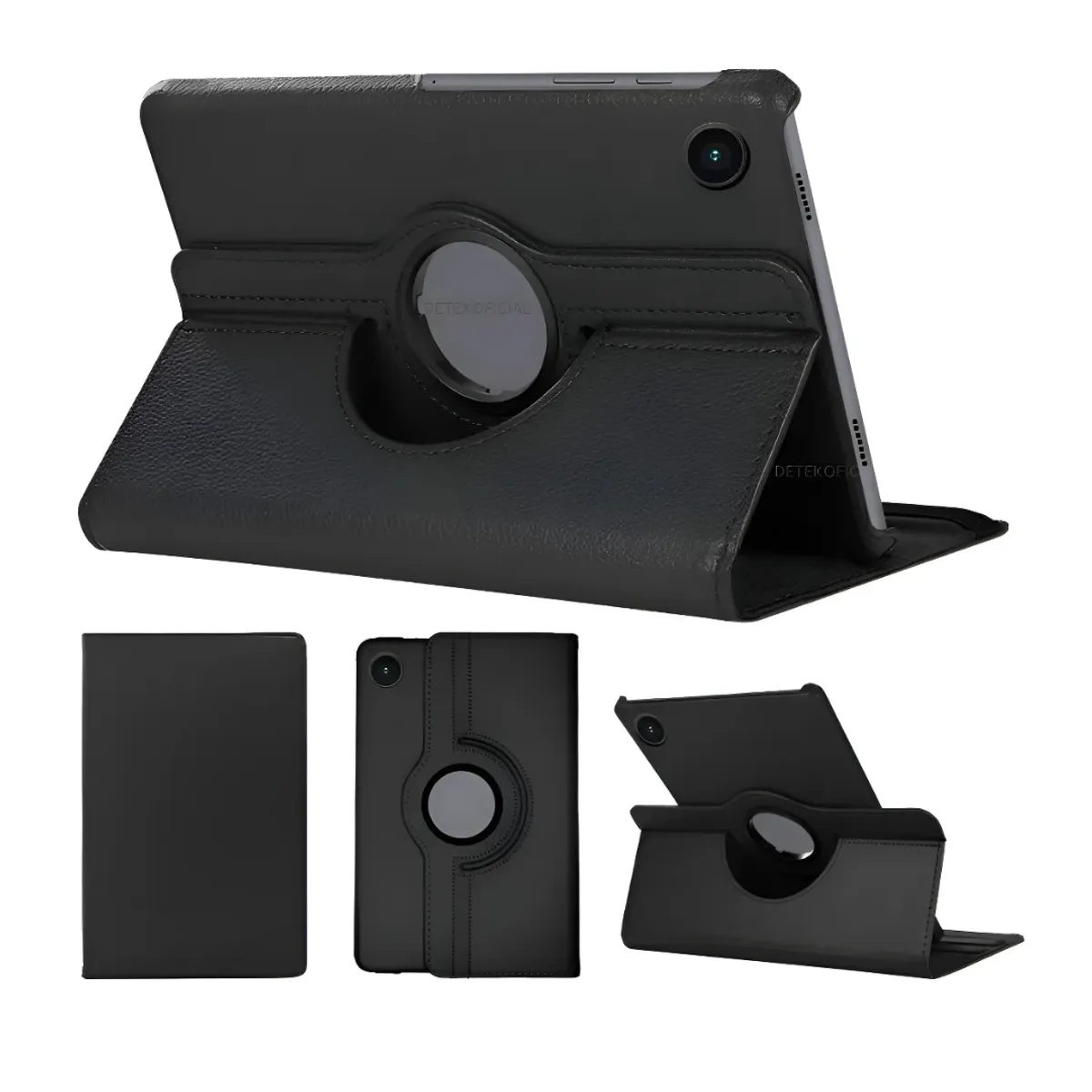 GENERICO - Funda Carcasa 360 Giratoria Para Samsung Galaxy A9 Plus - Negro