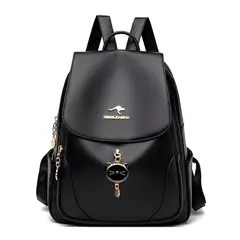 GENERICO - Mochila Originals Matte Black Velvet Regula ECO cuerina