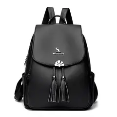GENERICO - Mochila Originals Matte Black Velvet Regula ECO cuerina